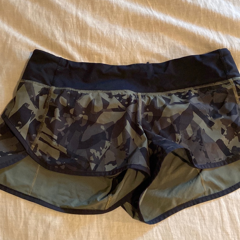 Lululemon speed up camouflage short